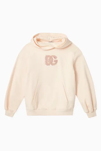 Logo-patch Hoodie in Cotton