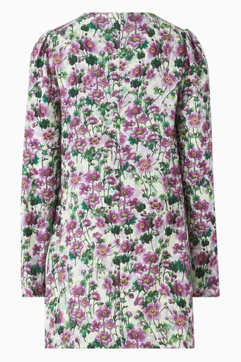 Floral-print Dress