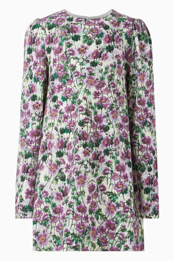 Floral-print Dress