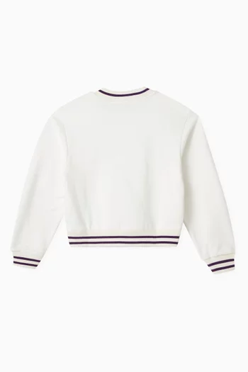 Graphic Logo Sweatshirt in Cotton-jersey