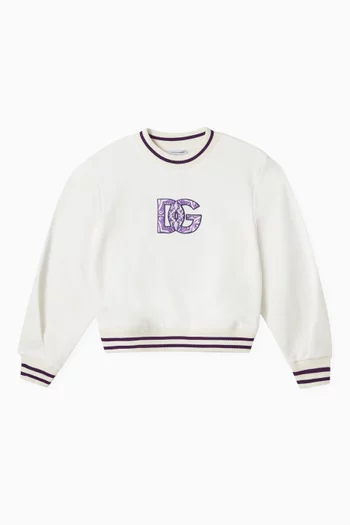 Graphic Logo Sweatshirt in Cotton-jersey