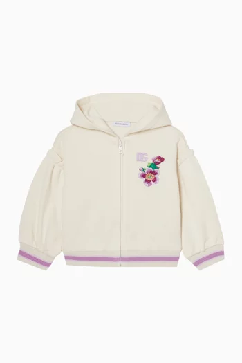 Violets Embroidered DG Hoodie