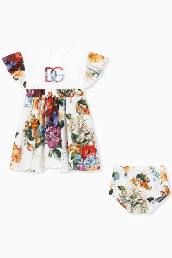 Floral Dress & Bloomers