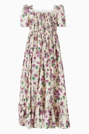 Floral-print Maxi Dress