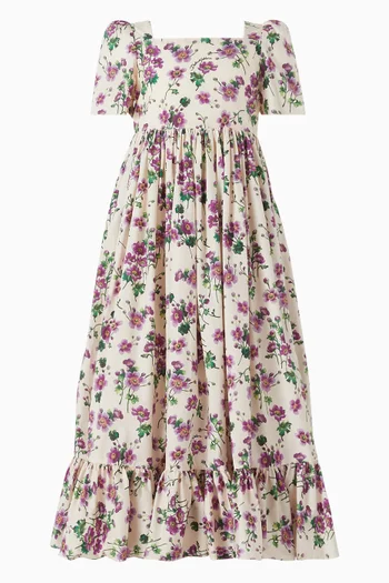 Floral-print Maxi Dress