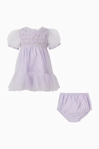 Bébé Orchid Radiance Dress in Tulle