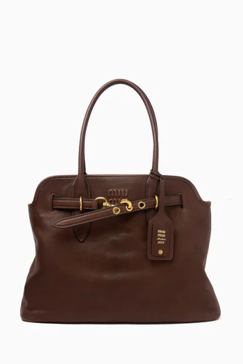 Aventure Top-handle Bag in Leather