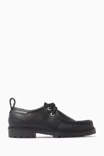 Moby Lace-up Boots in Leather