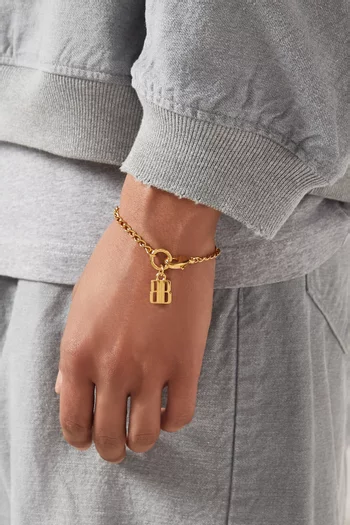 Nano Thin Bracelet in Brass