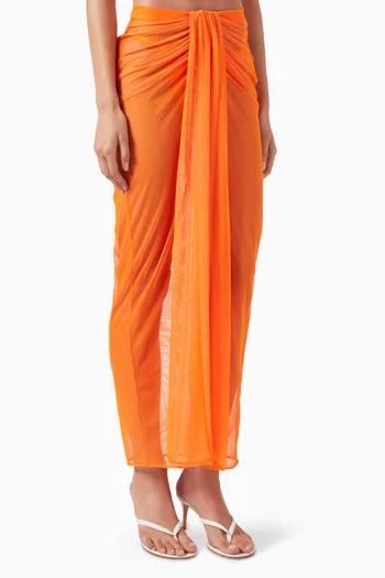 Nia Pareo Skirt in Lycra