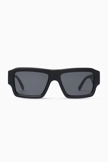 Polygraph Sunglasses in Plastic