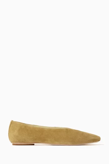 Prudence Ballet Flats in Suede