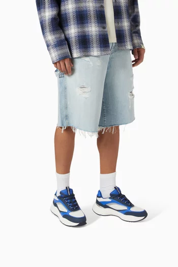 Cyrus 2.0 Sneakers in Leather & Mesh