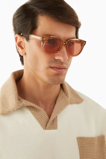 نظارة شمسية فونتين بلو بإطار أسيتات