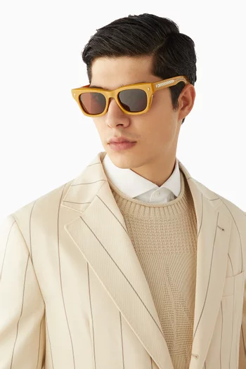 Dealan Square-frame Sunglasses in Acetate