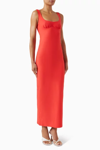 Kaia Maxi Dress in Lycra