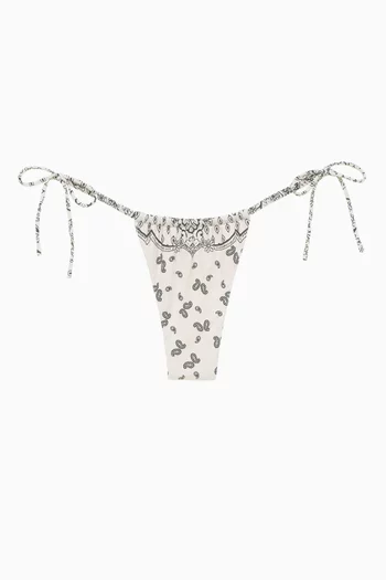 قطعة بيكيني سفلية برازيل بكشكش