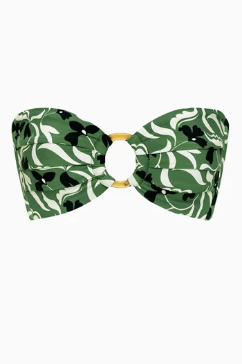Tori Ties Bandeau Bikini Top