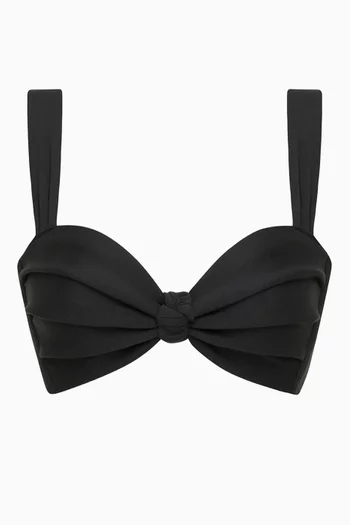 Hayden Pleated Bikini Top