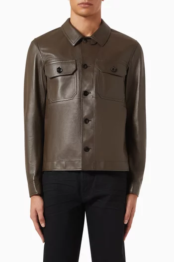 Outershirt in Leather