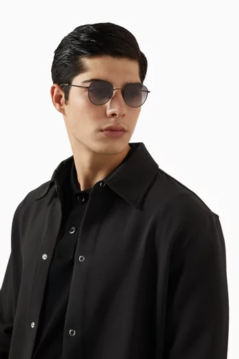 Rio Sunglasses in Stainless Steel