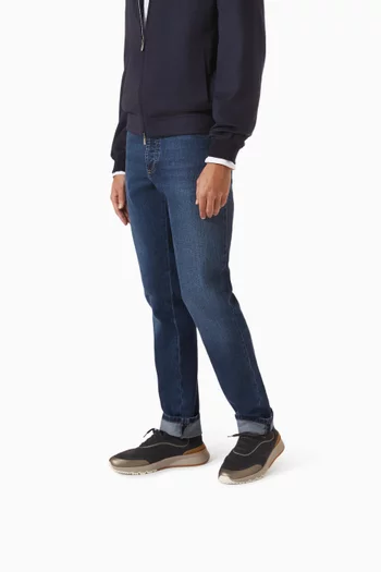 Techno Knit Sneakers in Cotton