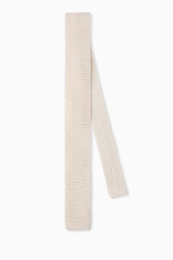 Knitted Tie in Silk