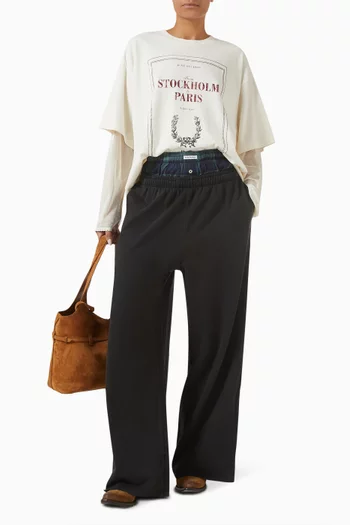 Layered T-shirt in Organic Cotton