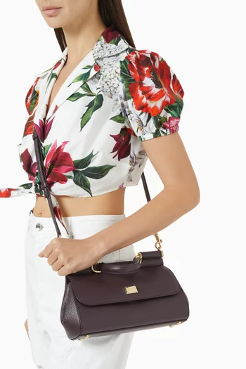 Medium Sicily Handbag in Dauphine Calfskin