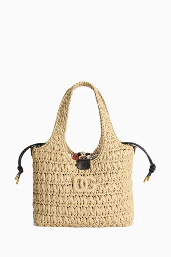 Tote Bag in Crochet Raffia