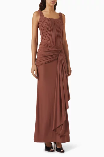 Evelina Drape Dress