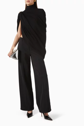 Draped Ring Top in Jersey