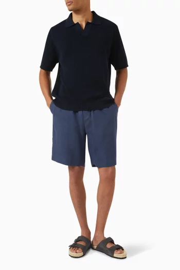 Drawstring Shorts in Linen