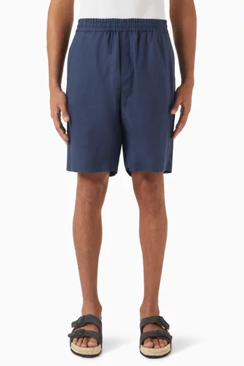 Drawstring Shorts in Linen