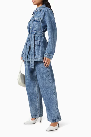 Prism Wide-leg Jeans in Denim