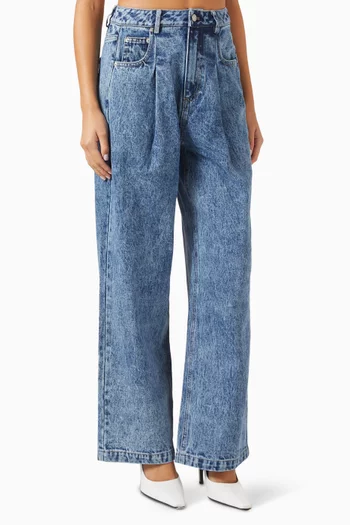 Prism Wide-leg Jeans in Denim