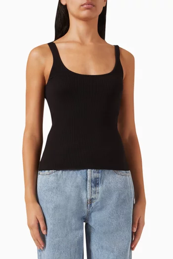 Fine Line Tank Top in Knit