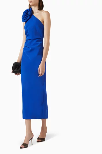 فستان دريم ستيت طويل بكتف مكشوف