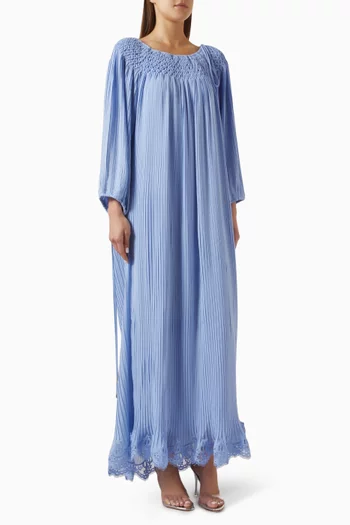 Smock-neck Kaftan