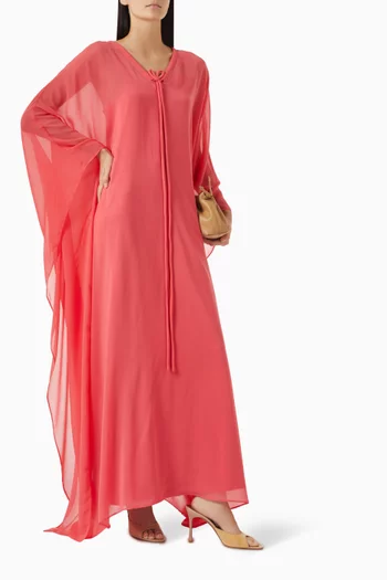Bow-detail Kaftan