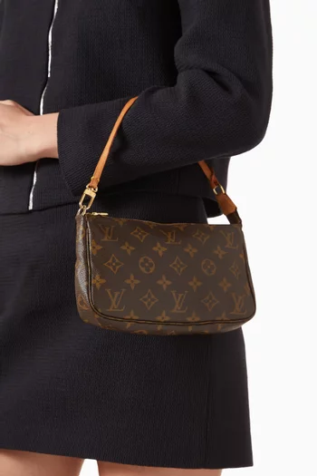 Pochette Accessoires in Monogram Canvas & Vachetta Leather