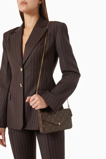 Pochette Félicie Crossbody Bag in Monogram Canvas