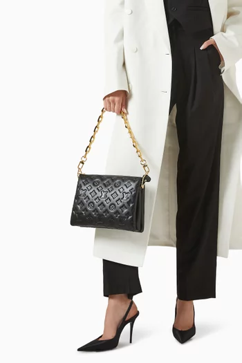 Coussin PM Bag in Monogram Leather