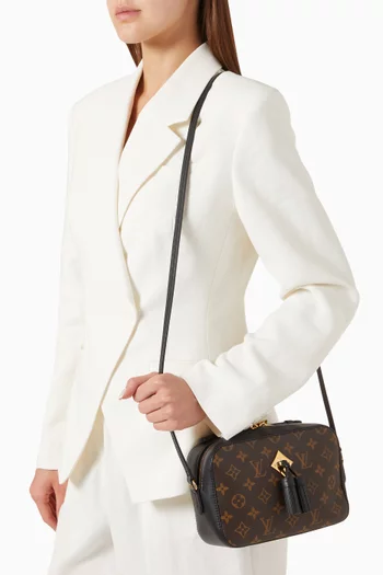 Saintonge Crossbody Bag in Monogram Canvas & Leather