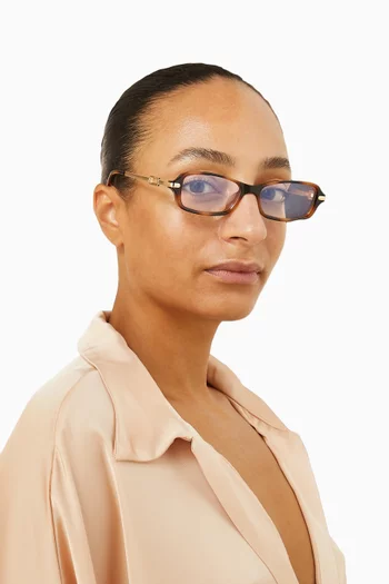 Bamboozler Rectangle Glasses