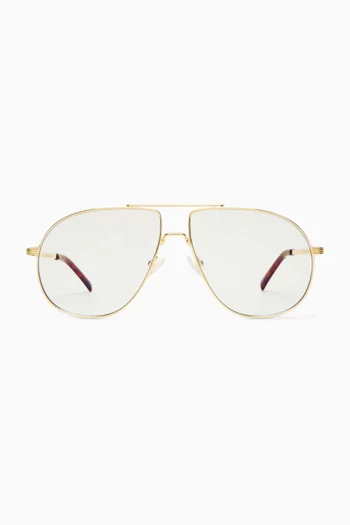 Schmaltzy Aviator Glasses in Metal
