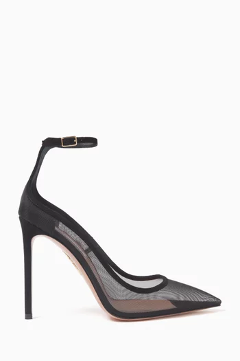Love Affair 105 Pumps in Mesh & Suede