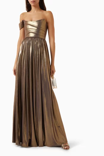 Kennedy Off-shoulder Gown