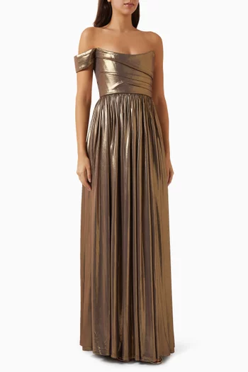 Kennedy Off-shoulder Gown