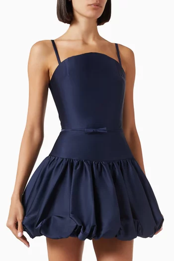 Maddie Mini Dress in Satin